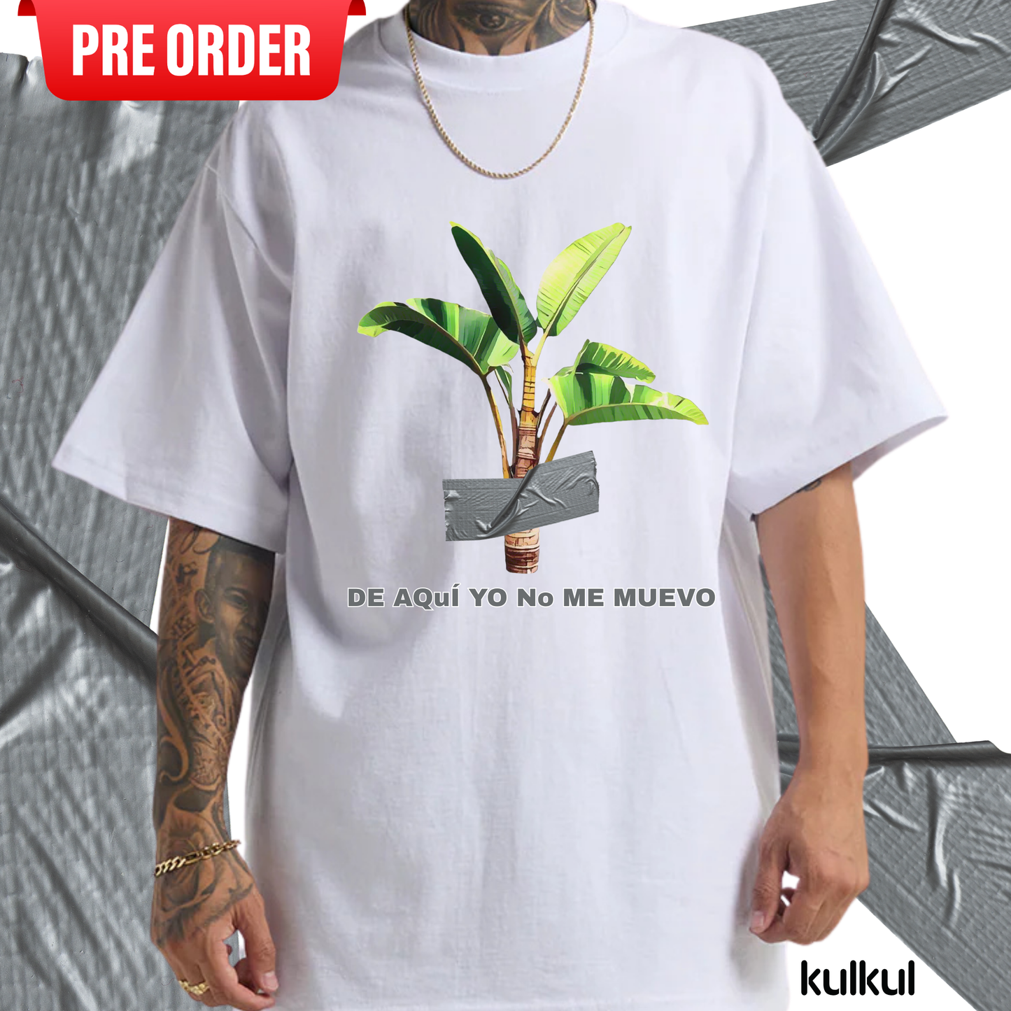 Pre- Order (Men) Comedian - De Aquí Yo No Me Muevo (Copy)